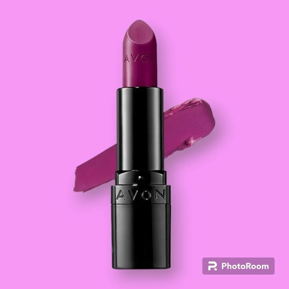 Avon Hot Plum True Color Perfectly Matte Lipstick - Picture 1 of 5